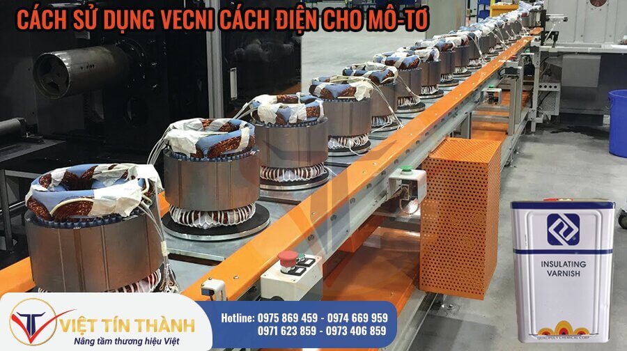 sử dụng vecni cách điện